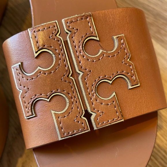 Tory Burch • Patty Leather Platform Wedge size 5.5 - Picture 4 of 10